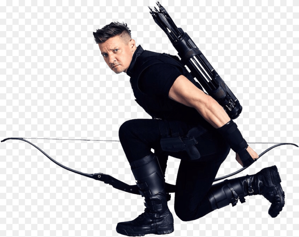 Hawkeye Banner Royalty Library Hawkeye Avengers Infinity War, Adult, Person, Man, Male Free Transparent Png