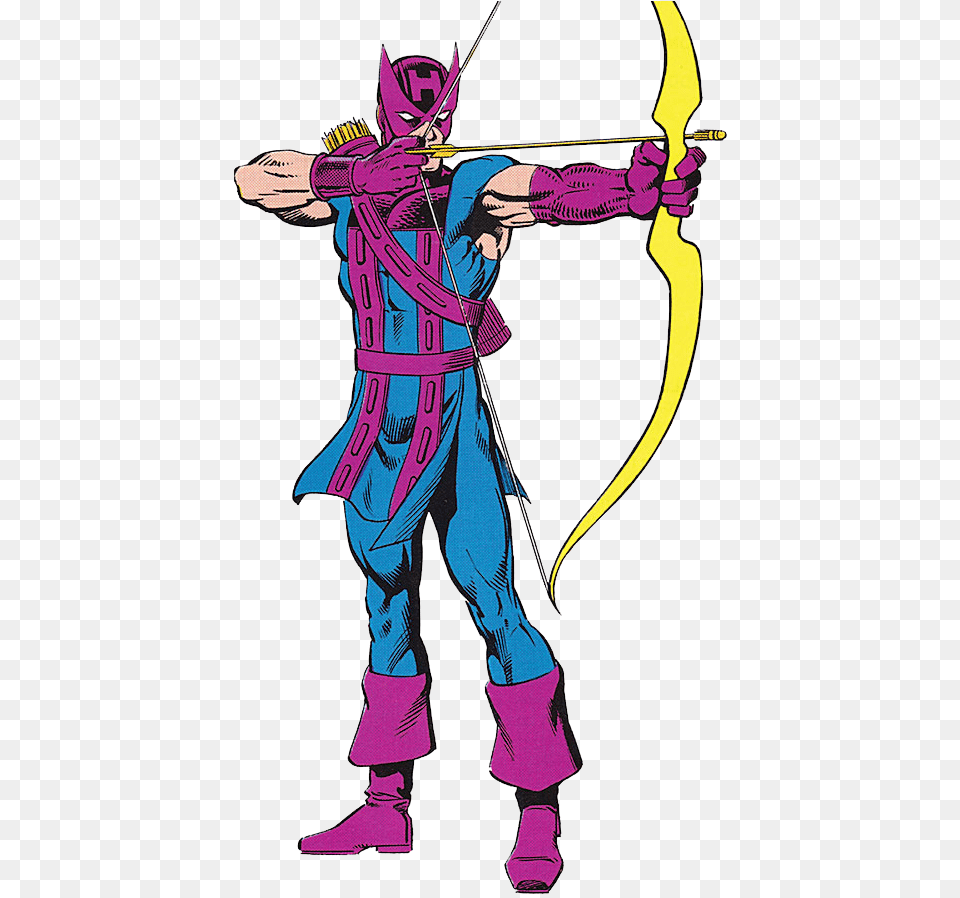 Hawkeye Classic Marvel Comics Download Hawkeye Avengers, Archer, Archery, Bow, Person Free Transparent Png