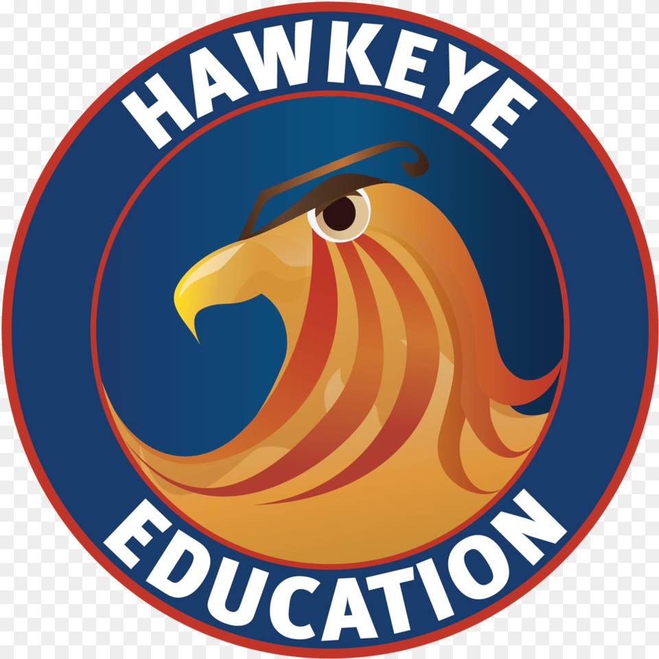 Hawkeye Education Logo, Animal, Beak, Bird, Disk Free Png