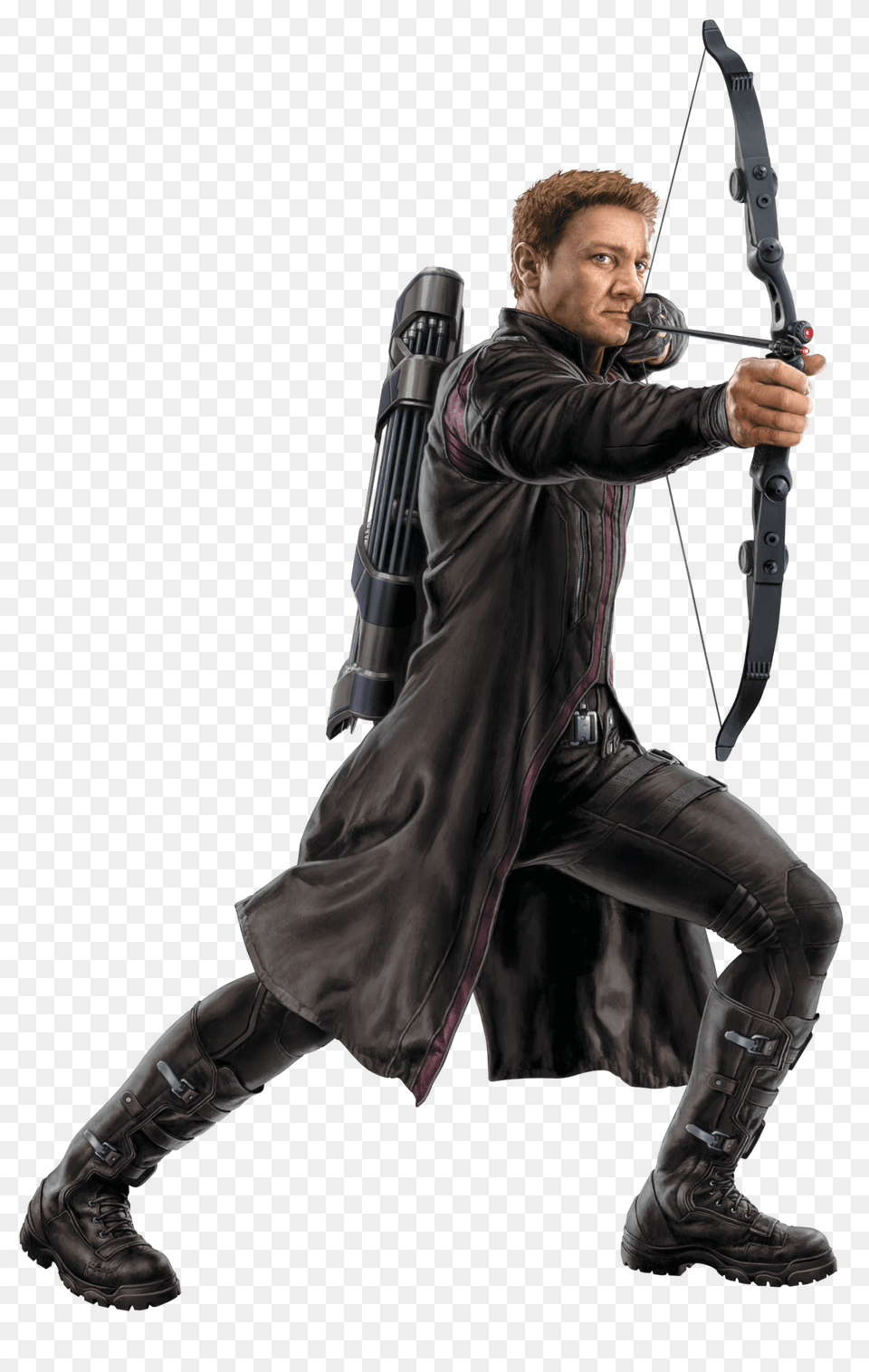 Hawkeye Front, Weapon, Archer, Archery, Bow Free Png Download