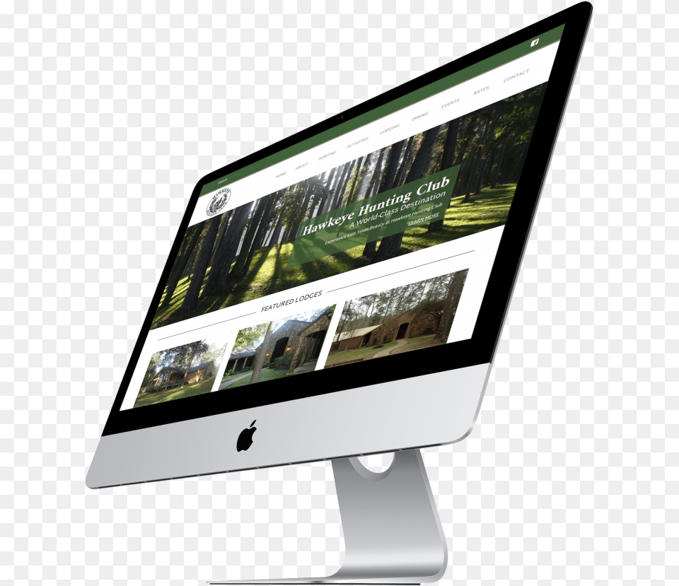 Hawkeye Hunting Club Website Design Imac Late 2012, Computer, Electronics, Pc, Computer Hardware Png Image