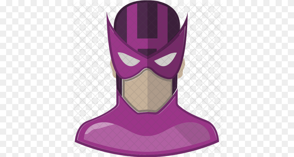 Hawkeye Icon Cartoon, Purple Png