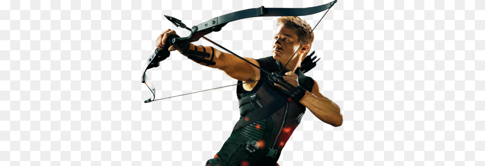 Hawkeye Left, Archer, Archery, Bow, Person Png