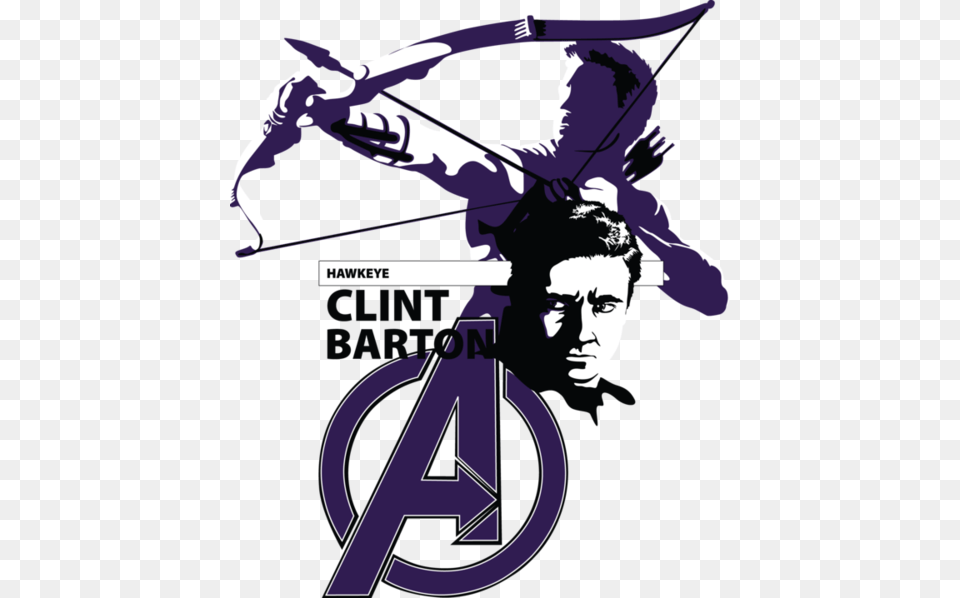 Hawkeye Marvel And The Avengers Image Futbolki S Sokolinim Glazom, Weapon, Person, Man, Male Png