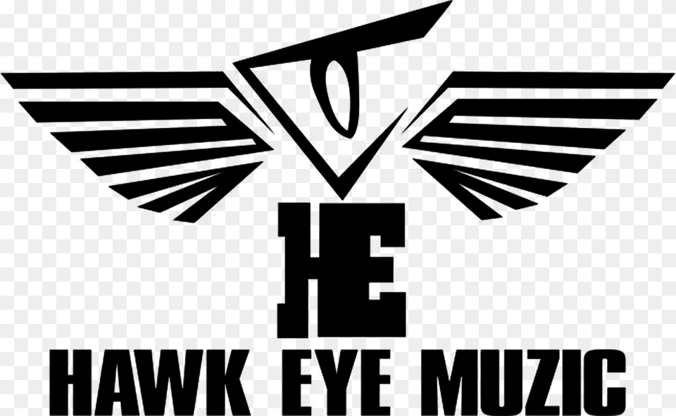Hawkeye Muzic Emblem, Gray Free Png Download