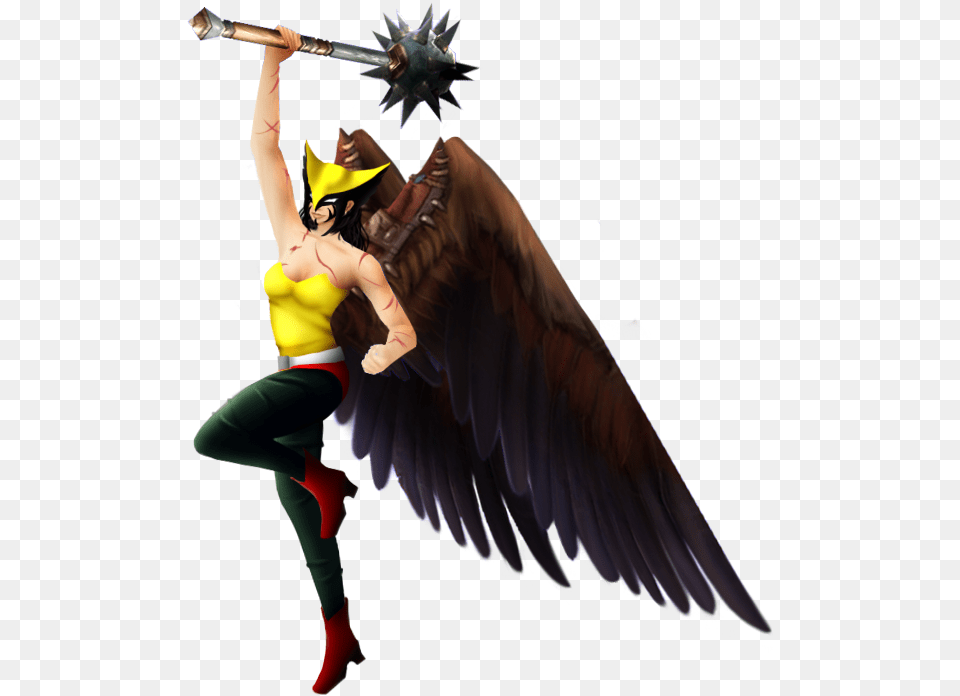 Hawkgirl Hawkgirl, Adult, Female, Person, Woman Free Png Download