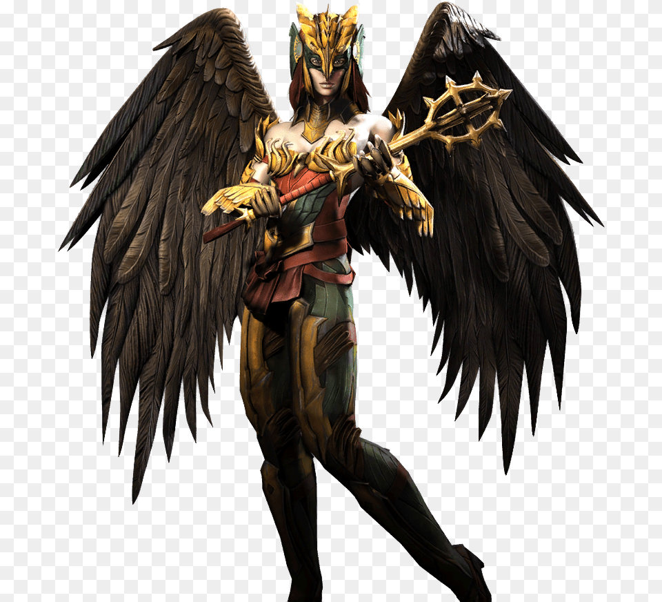 Hawkman Clipart Injustice Hawkgirl, Person, Animal, Bird, Face Free Png Download