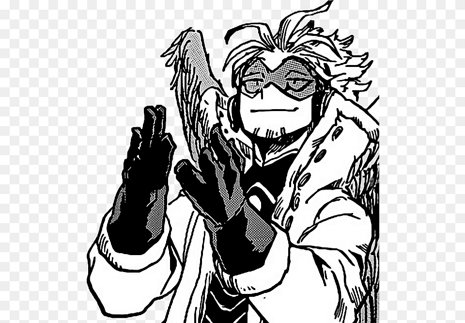 Hawks Bnha Transparent, Book, Comics, Publication, Adult Free Png