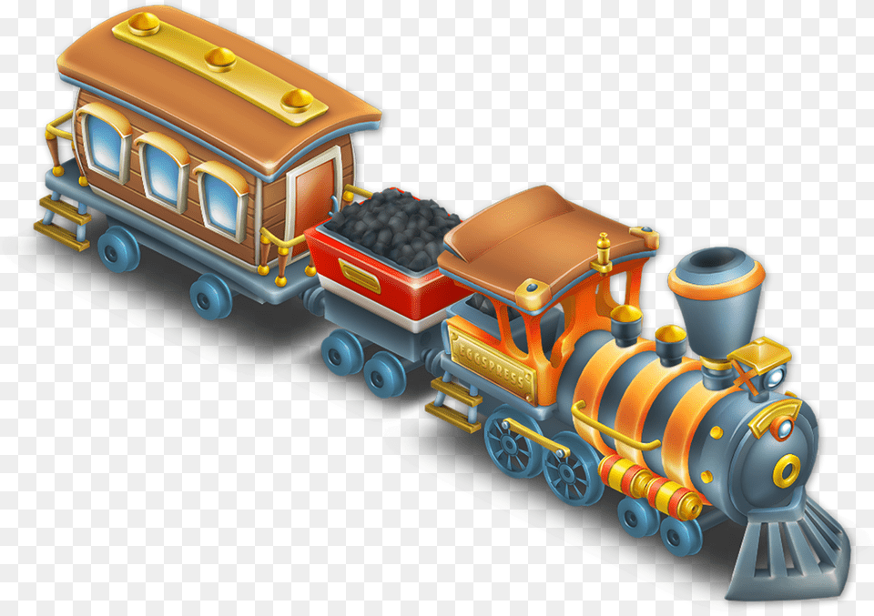 Hay Day Train, Railway, Vehicle, Locomotive, Transportation Free Transparent Png