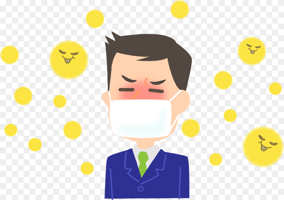 Hay Fever In Japan Clipart, Adult, Person, Man, Male Png Image