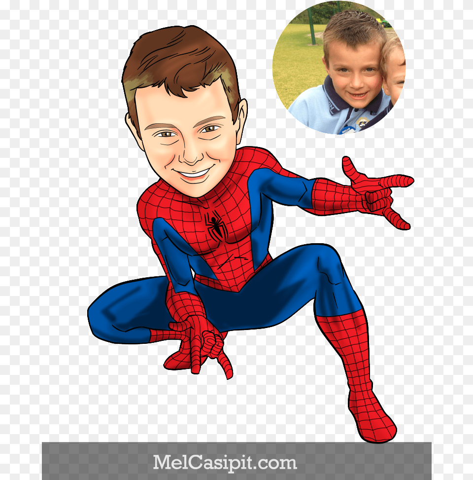 Hayden As Spiderman Kimble V Marvel, Book, Portrait, Photography, Person Free Transparent Png
