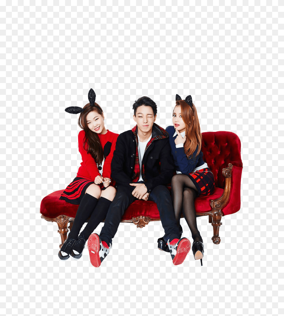 Hayi Lee In Bobby Ikon And Kpop, Couch, Furniture, Footwear, Female Free Transparent Png
