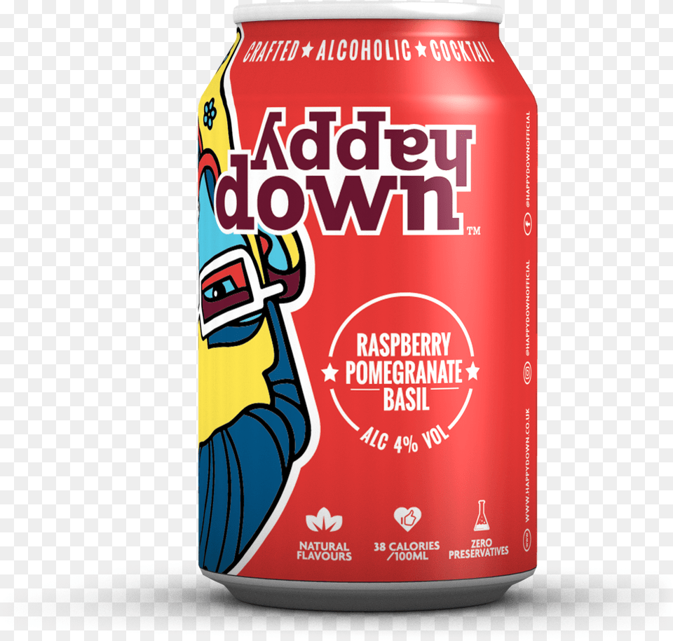 Hayley Lett Liked This Happydown Lemon Cucumber Mint Premixed Can, Tin, Beverage, Soda Free Transparent Png