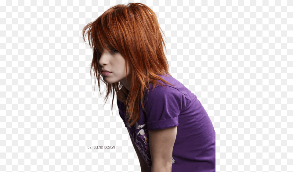 Hayley Williams Music Quote Layered Hayley Williams Haircut, Adult, Face, Female, Head Png