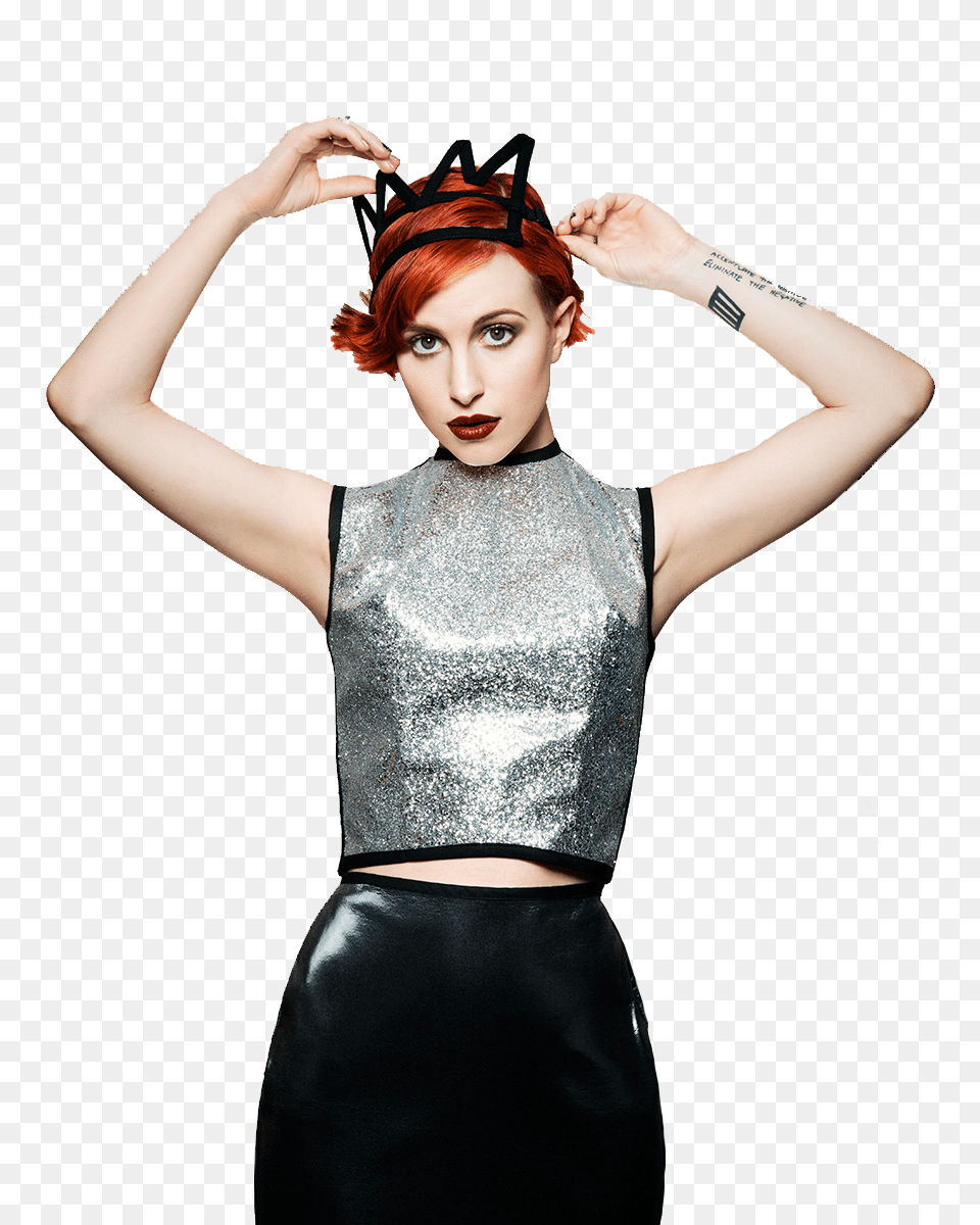 Hayley Williams Background, Formal Wear, Clothing, Dress, Woman Free Transparent Png