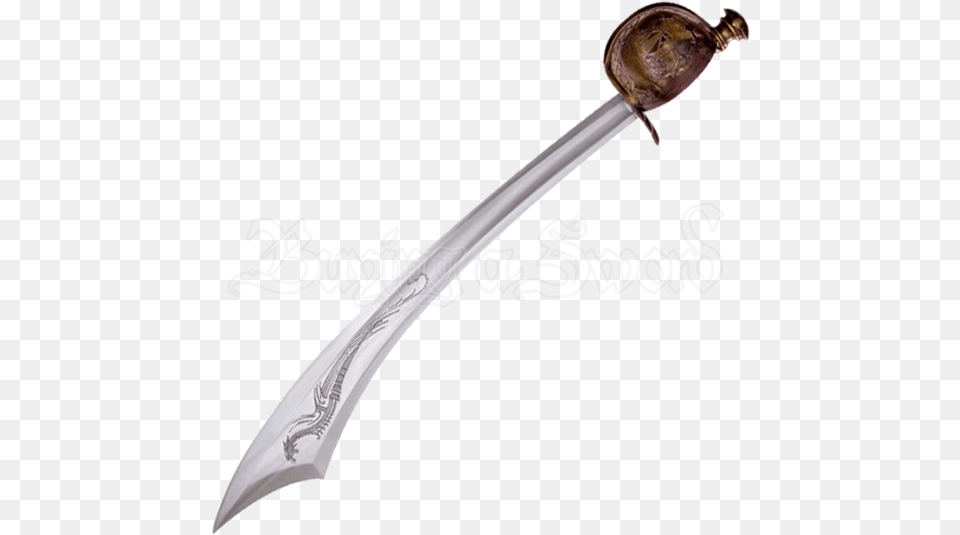 Hayreddin Red Beard Barbarossa Brass Scimitar Sword, Weapon, Blade, Dagger, Knife Free Transparent Png