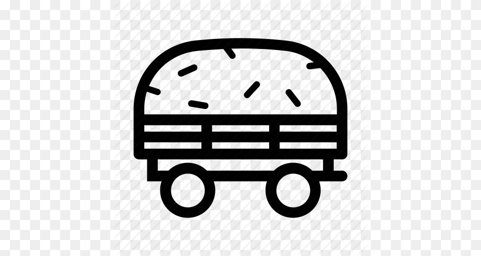 Haystack Clipart Hay Bale, Transportation, Van, Vehicle Free Png Download