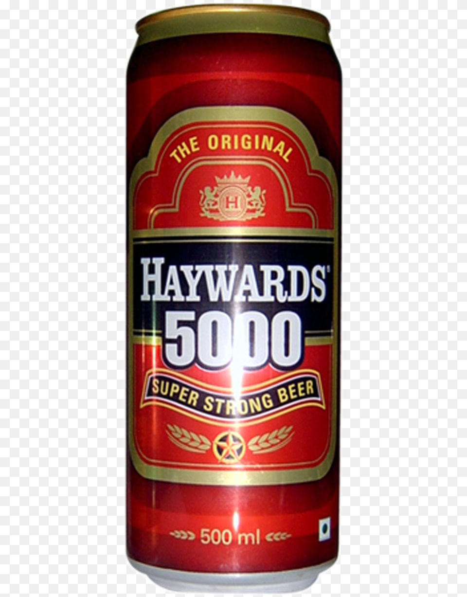 Haywards 5000 Beer Can 50 Cl X Haywards 5000 Beer, Alcohol, Beverage, Lager, Tin Free Png