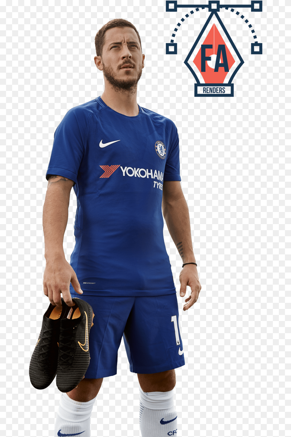Hazard Chelsea 3 Image Edenhazard Nike, Clothing, Shorts, Footwear, Shoe Free Png Download