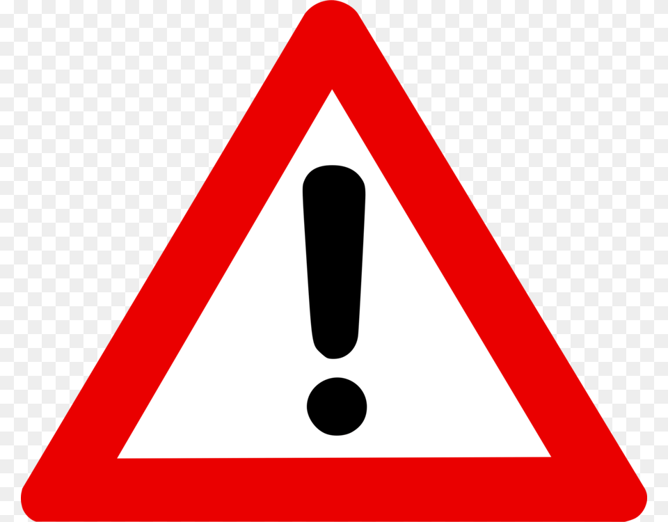 Hazard Warning Sign Risk Traffic Sign, Symbol, Road Sign Free Png