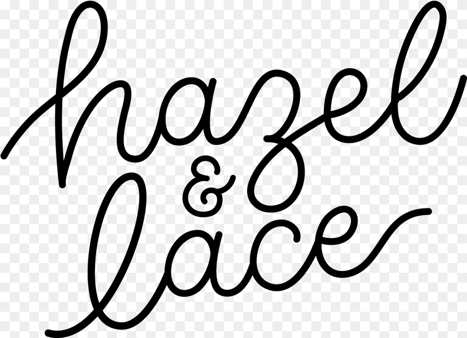 Hazel And Lace Photography Colorado And New Mexico Calligraphy, Gray Free Png