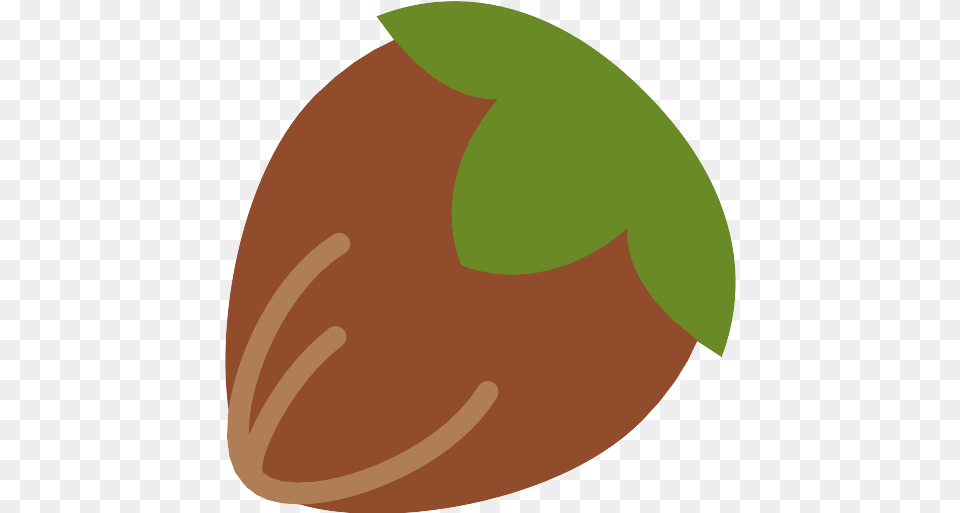 Hazelnut Icon Apple, Food, Produce, Fruit, Plant Free Png Download