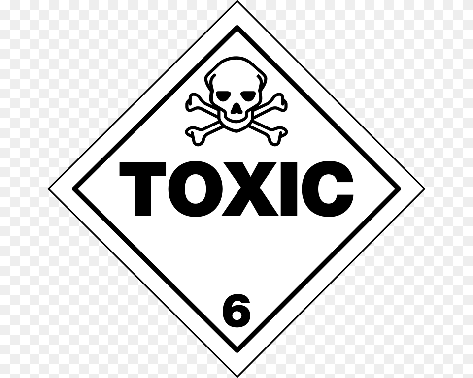 Hazmat Class Toxic, Sign, Symbol, Road Sign, Baby Png Image