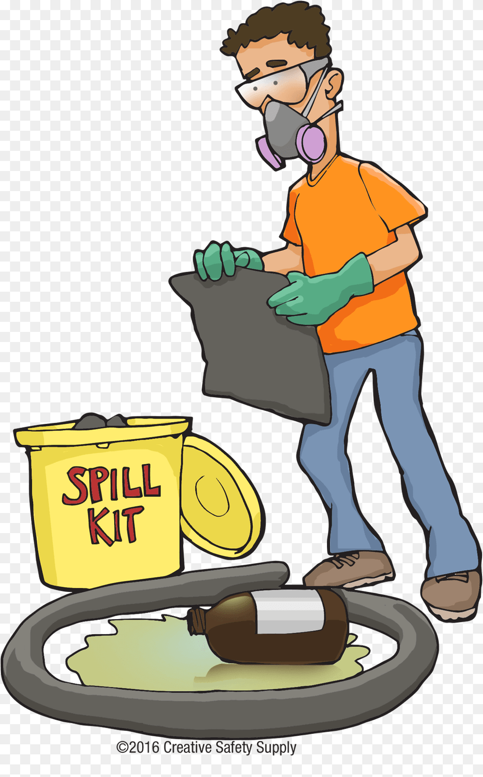 Hazmat Spill Clipart, Cleaning, Person, Face, Head Free Transparent Png