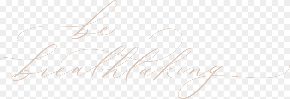 Hc Be Breathtaking Calligraphy, Handwriting, Text Free Png