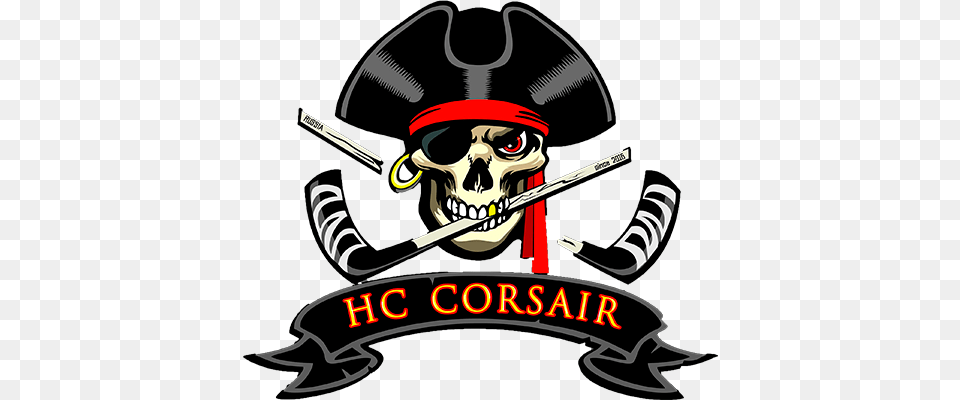 Hc Corsair, Person, Pirate, Skating, Rink Png