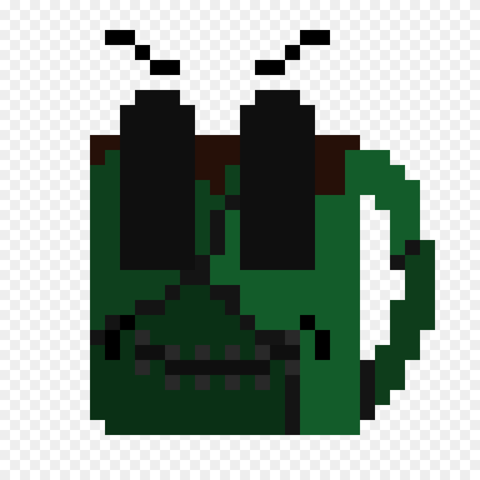 Hc Creepy Smile Pixel Art Deadpool Logo Full Size 8 Bit Apple, Green Free Transparent Png