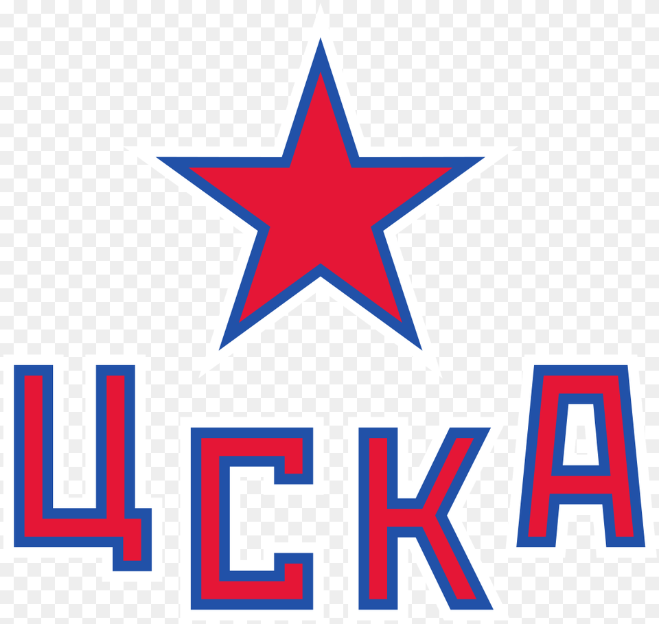 Hc Cska Moscow Logo, Star Symbol, Symbol, Scoreboard Png Image