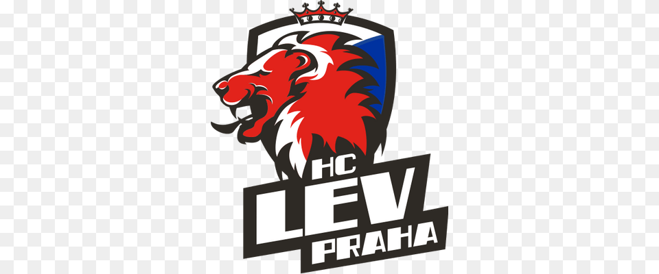 Hc Lev Praha Lion Head Transparent, Emblem, Symbol, Logo Free Png Download