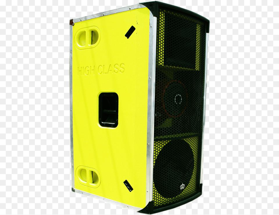 Hcmu Yellow Speaker Side New High Class Speaker, Electronics Free Png Download