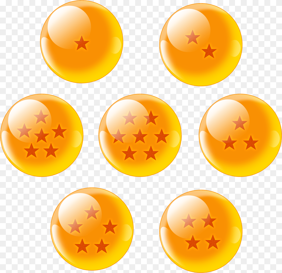 Hd 7 Dragon Balls Unlimited Dragon Balls, Symbol, Star Symbol, Sphere Png