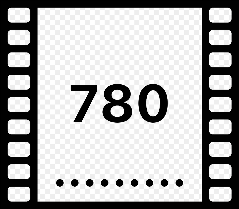 Hd 720p Icon Film, Gray Free Png