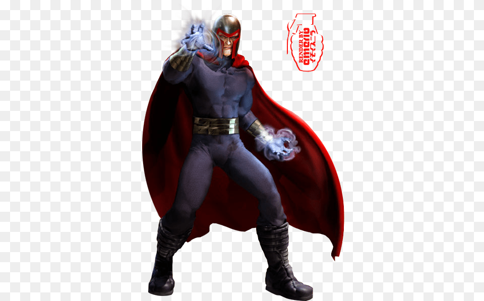 Hd Anime Magneto Transparent Image Action Figure, Cape, Clothing, Adult, Male Png