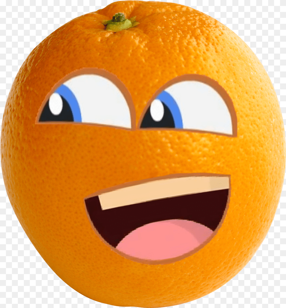 Hd Annoying Orange Smile Annoying Orange Fruit, Produce, Plant, Citrus Fruit Free Transparent Png