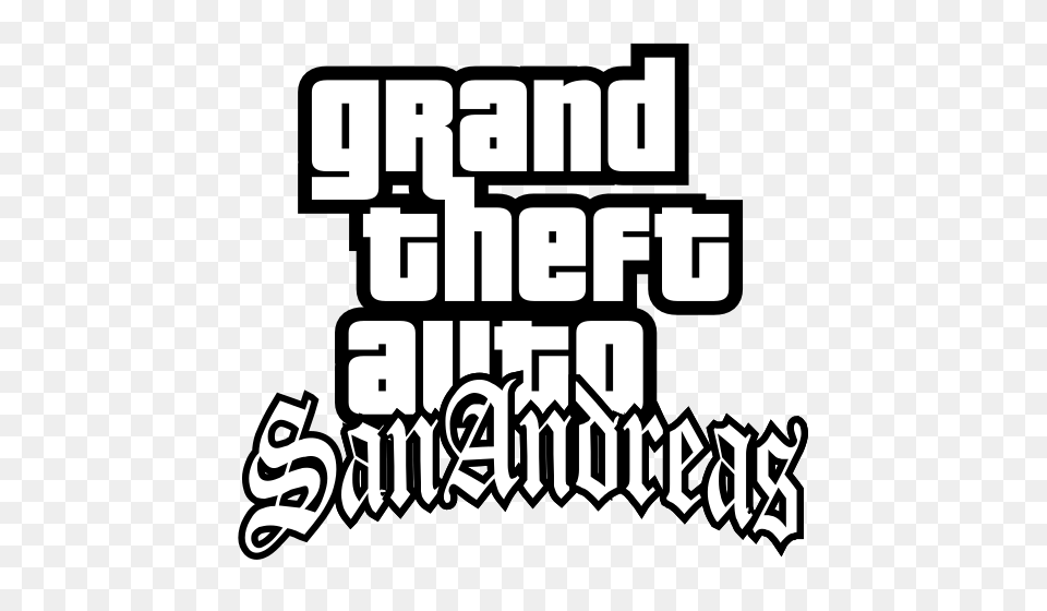 Hd Autres Rsolutions Grand Theft Auto San Gta San Andreas Logo Vector, Letter, Text, Scoreboard, People Free Png