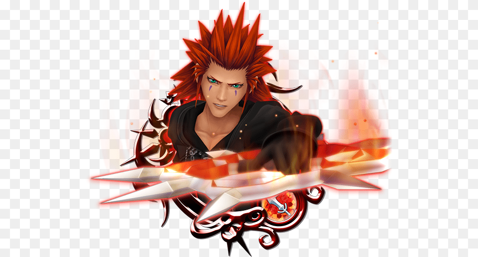 Hd Axel Kingdom Hearts Key Art, Publication, Book, Comics, Adult Free Png