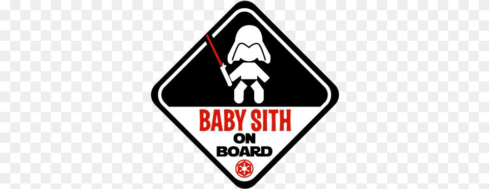 Hd Baby Sith Star Wars Star Wars Baby On Board Sticker, Sign, Symbol, First Aid, Person Png