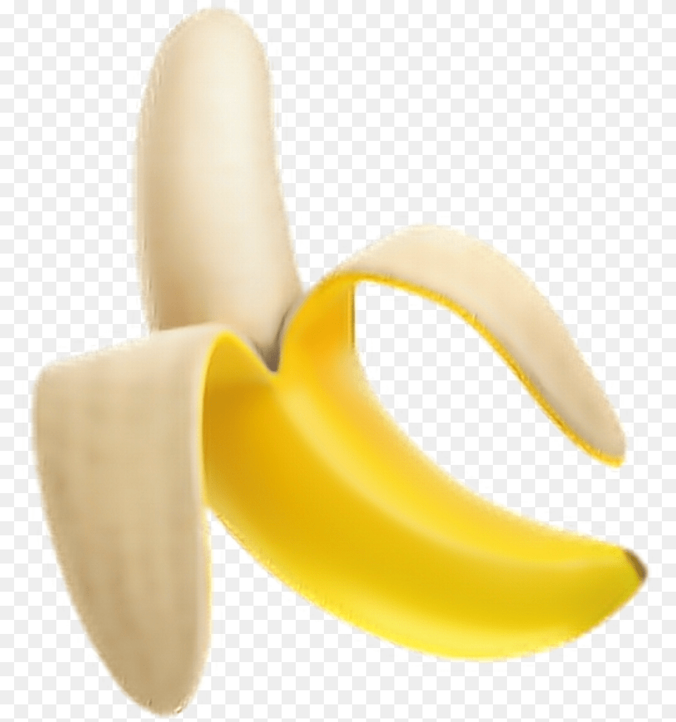 Hd Banana Emoji Apple Ios11 Yellow Banana Emoji Transparent Background Banana Emoji, Food, Fruit, Plant, Produce Free Png