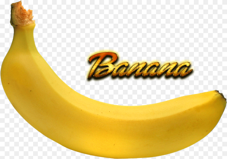 Hd Banana Pic Banana Picture With Name, Food, Fruit, Plant, Produce Free Transparent Png