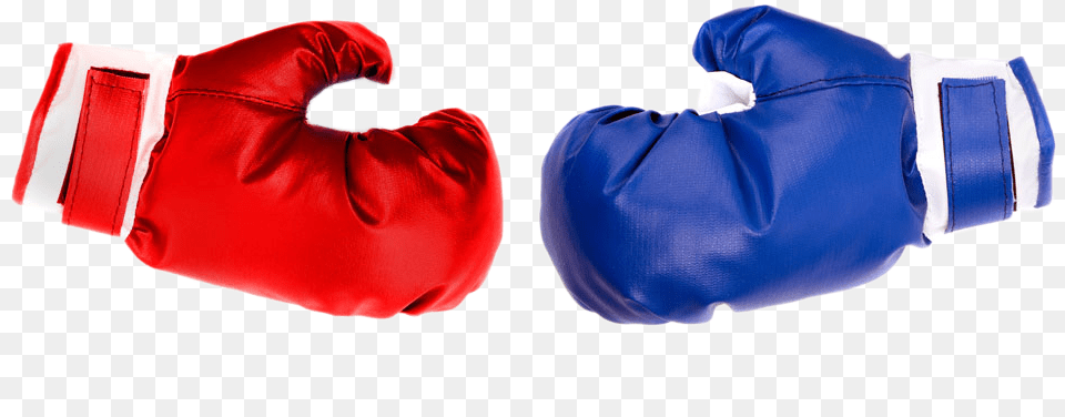 Hd Boxing Gloves Blue And Red Boxing Glove, Clothing, Cushion, Home Decor, Diaper Free Transparent Png