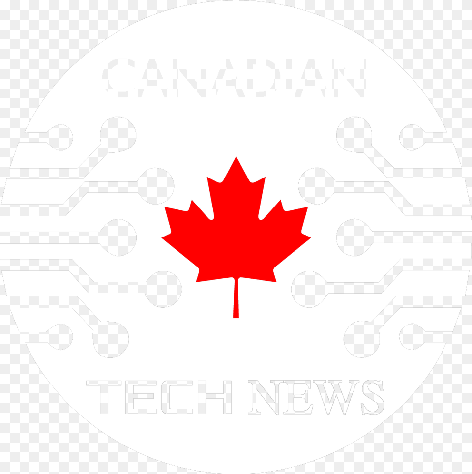 Hd Canadian Tech News Canada Flag Transparent Canada Flag, Leaf, Plant, Logo, Mace Club Free Png