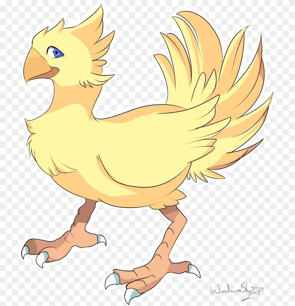 Hd Chocobo By Windaura Dbfmgfr Design Animal Figure, Bird, Chicken, Fowl, Hen Free Transparent Png