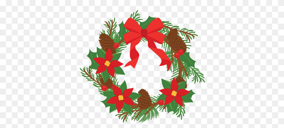 Hd Christmas Wreath Decoration Images Download Cute Christmas Wreath Clipart, Pattern, Dynamite, Weapon Png Image