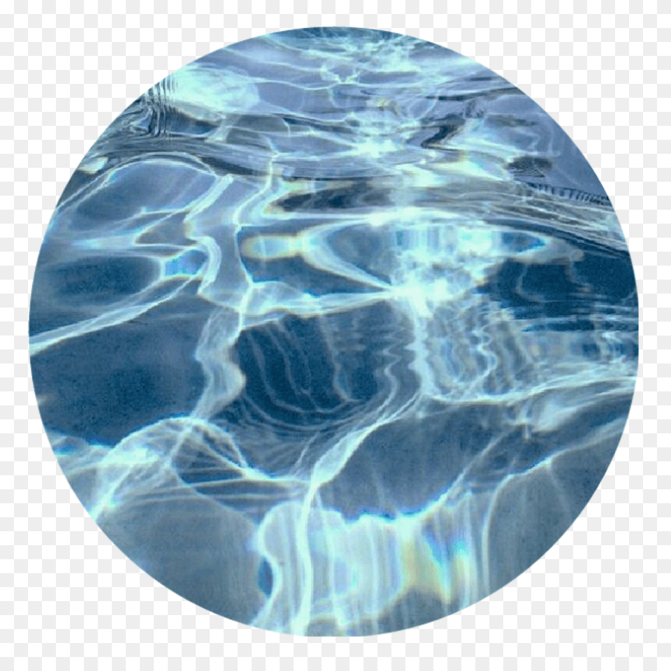 Hd Circle Water Ocean Blue Wave Aesthetic Overlay Blue Aesthetic Circle Transparent, Photography, Sphere, Pool, Window Png