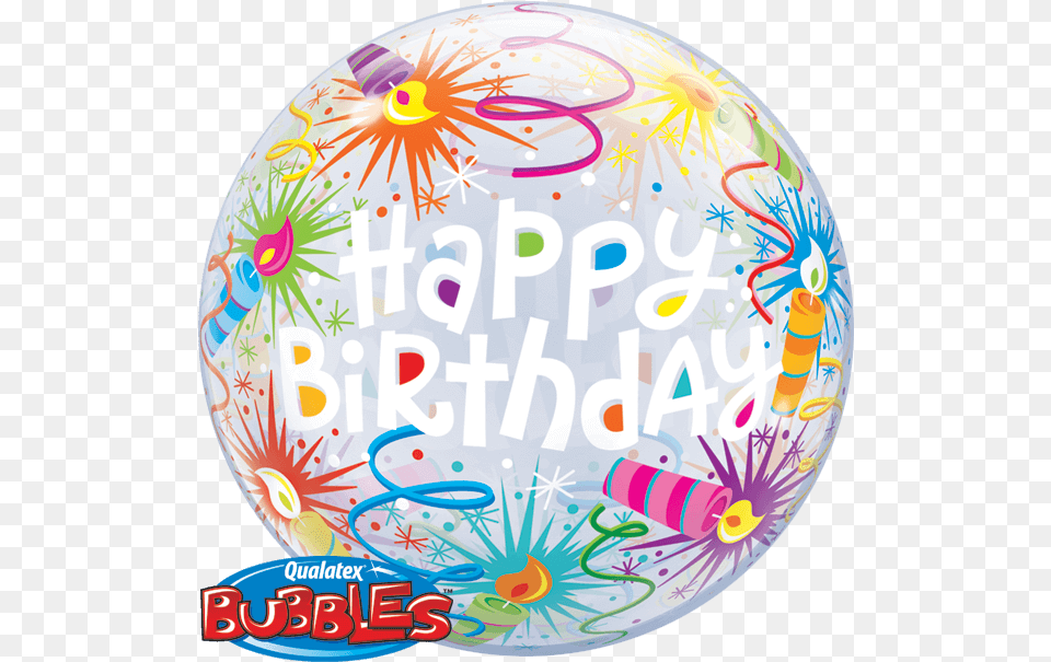 Hd Clear Happy Birthday Balloons Birthday Balloon Lit Candles Bubble Balloon, Sphere, Plate Free Transparent Png