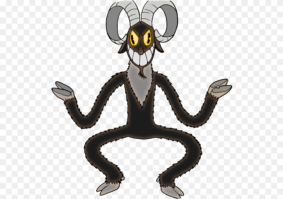 Hd Cuphead Logo Transparent Cuphead Devil Goat Attack, Person, Electronics, Hardware Free Png